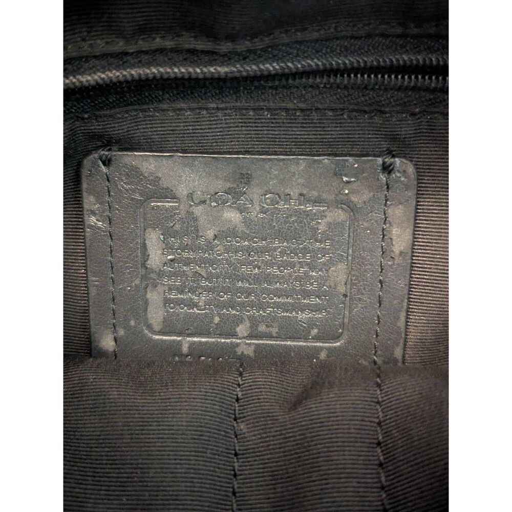 Coach Women’s Leather Backpack Tutnlock Ruksak Black Travel Small - Picture 3 of 5